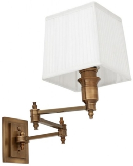 Casa Padrino Luxus Wandleuchte Messing - Luxus Qualität