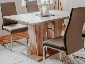 Esstisch >Bomuli< in Sonoma-Eiche - 140x75x90cm (BxHxT)