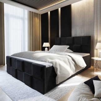 Masseno Boxbett MONA 180x200 cm mit Bonell Matratze und Topper