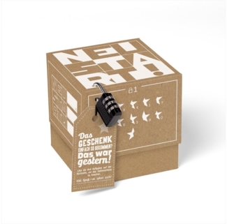 SURPRISA Geschenkbox Geschenke als Rätsel individuelle Geldgeschenke, Personalisierte Geschenkideen / Das Geschenk einfach so - war gestern!