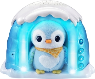 Vtech® Nachtlicht Vtech Baby, 2-in-1 Sternenlicht-Pinguin, Deckenprojektion, Einschlafhilfe, Farbwechsel, Melodien, Nachtlichtfunktion, Farbwechsler, mit Projektor und Soundfunktion