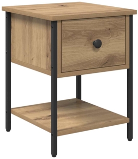 vidaXL Nachttisch Artisan-Eiche 34 x 35,5 x 45 cm Holzwerkstoff 881802