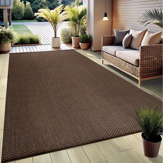 OTTO home Teppich Venedig auch als Läufer erhältlich, rechteckig, Höhe: 4 mm, In- und Outdoor geeignet, Sisal-Optik, Wetterfest & UV-beständig