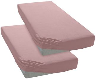 OTTO home Spannbettlaken Cremona, in PREMIUM Qualität aus 96% Baumwolle & 4% Elasthan, Jersey-Elasthan, Gummizug: rundum, (1 Stück), Größe ab 90x200 cm, in 145g/m² sowie 180 g/m² erhältlich