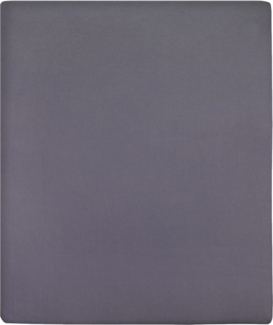 vidaXL Spannbettlaken Jersey Anthrazit 180x200 cm Baumwolle 136198