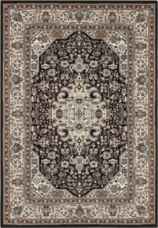 NOURISTAN Teppich Orientalischer Kurzflor Teppich Skazar Isfahan Creme Braun, rechteckig, Höhe: 9 mm