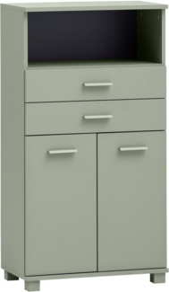 Schildmeyer Midischrank Mono, in zwei Breiten verfügbar, mit Schubkästen und Ablagefach Made in Germany