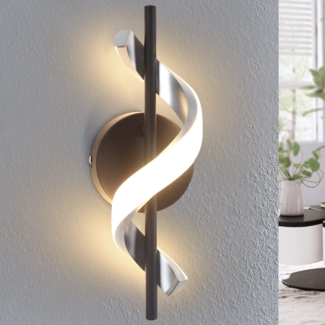 ZMH LED Wandleuchte Innen Wandlampe - Modern Design Flurlampe Schlafzimmer 3000K Warmwei? treppenhauslampe Wandbeleuchtung fr Flur Schlafzimmer Treppenhaus Wohnzimmer Arbeitszimmer
