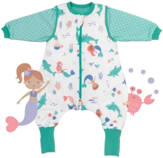 Schlummersack Kinderschlafsack Schlafsack mit Füßen und umklappbaren Bündchen, 2.5 Tog OEKO-TEX