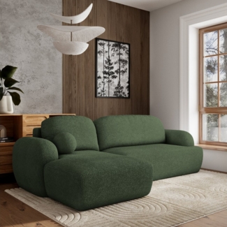 Masseno Ecksofa MODENZA mit Schlaffunktion L-Form, Sofa mit Bettkasten