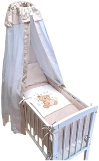 Babyhafen Bettwäsche-Set – Beige Bär, 7-tlg.