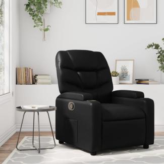 vidaXL Relaxsessel Schwarz Kunstleder 372465