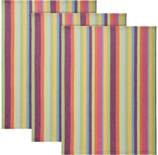 REDBEST Geschirrtuch Geschirrtuch 3er-Pack, Baumwolle Streifen