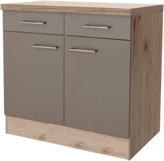 Flex-Well Unterschrank Riva (B x H x T) 80 x 86 x 60 cm, für viel Stauraum