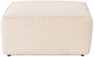 Hocker, 'Lora', 40 x 85 x 85, Pfirsich