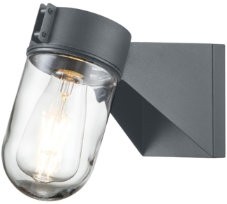 Elstead Lighting Portofino Wandleuchte 1-Light Grau IP44 E27