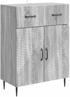 vidaXL Sideboard Graues Sonoma 66 x 34,5 x 89,5 cm Holzwerkstoff 894871