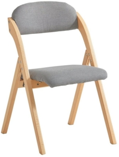 SoBuy Klappstuhl DE-FST92, 1 St, Klappstuhl Küchenstuhl mit Rückenlehne, Campingstuhl, Holzstuhl