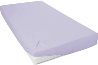 Westminster Spannbetttuch Mako Jersey 150 x 200 cm lavendel
