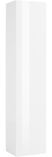 Anbauschrank >Benevent< in Weiß Hochglanz - 40x180x30cm (BxHxT)