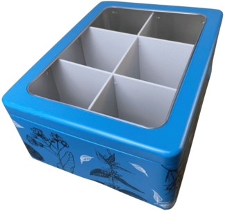 MediMuc Teedose Teebeutelbox blau