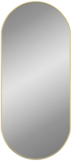 vidaXL Wandspiegel Golden 100x45 cm Oval 348201