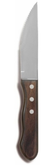 Comas Steakmesser Churrasco 6er Set, Fleischmesser mit Holzgriff, Edelstahl, Pakka-Holz, 25. 4 cm, 3100