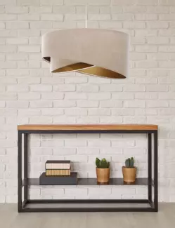 BPS Koncept 060-029 Hängeleuchte Galaxy beige, gold 1 x E27 Ø 50cm H:105cm dimmbar