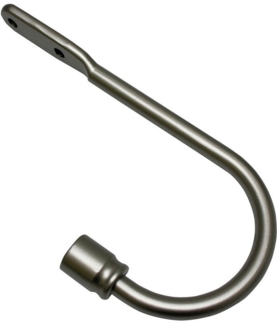 Gardinia Raffbügel Edelstahloptik