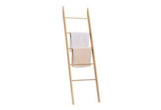 Navaris Handtuchständer Handtuchleiter Holz Leiter aus Bambus - für Handtücher Kleidung