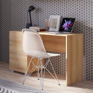 Lomadox Schreibtisch CAIRNS-132, in Eiche Nb, Modern, grifflos