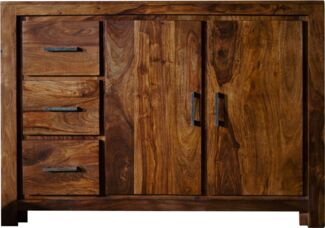 Sideboard Sheesham 118x45x85 life honey lackiert METRO LIFE #122