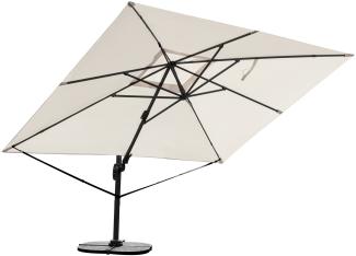 Sonnenschirm sandhell 3 x 4 Meter