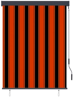 vidaXL Außenrollo 120 x 250 cm Orange und Braun 145966