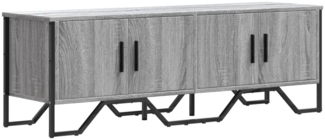 vidaXL TV-Schrank Grau Sonoma 122x34x41 cm Holzwerkstoff 848587