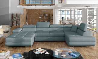 Eltap Rodrigo Ecksofa (Cover 70) Seite rechte, Blau, 58 x 90 x 202 cm