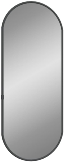 vidaXL Wandspiegel Schwarz 50x20 cm Oval 348203