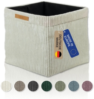Lycce Regalkorb Kallax Boxen Cord 1 Stk. beige, faltbare Aufbewahrungsbox 33 x 33 x 31 cm (1 St)