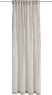 LeGer Home by Lena Gercke Gardine Hevin, Musselin Vorhang, blickdichte Gardine (1 St), Multifunktionsband, blickdicht, natürliche, moderne Gardine in schönem Musselin Look