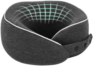 vidaXL Kopfkissen mit Kissen Dunkelgrau 28 x 28 x 14 cm Baumwolle 42012699