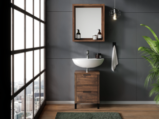 Badmöbel Set Sydney Pinie 2teilig