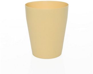 Sinoba Papierkorb rund moderner Mülleimer Papiereimer 788789, aus Kunststoff ideal für Kinderzimmer Küche Büro, 12 Liter Höhe 26,5cm