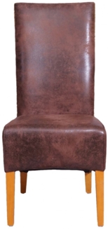 Esszimmerstuhl Paris Loom-Geflecht Beige Brown