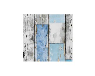 AS4HOME Möbelfolie Holzdekor- Möbelfolie Holz Scrapwood blau 45 cm x