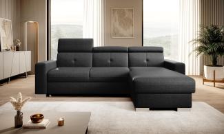 Wohnideebilder Fresia Schwarz Ecksofas & Eckcouches CO-FR-RT-10FL