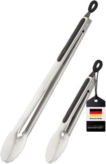 bremermann Grillzangen-Set, 2-teilig, Edelstahl, XL (44,5 cm) & S (28 cm) Länge