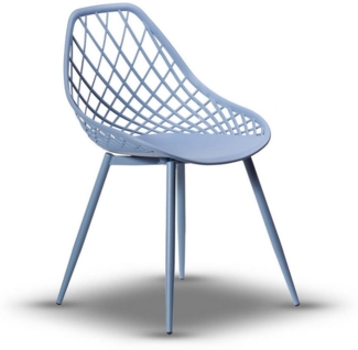 designimpex Esszimmerstuhl Design Lugo Gartenstuhl Outdoor Stuhl Stühle Terasse