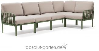 Komodo 5 Loungesofa Kunststoff (Agave / canvas Sunbrella® *)