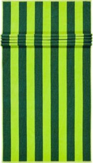 Cawö Home Strandtücher Beach Tropical Streifen 5577 Velours, 100% Baumwolle (1-St)