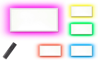Northpoint LED Panel LED Panel warmweiß kaltweiß mit RGB Backlight und Fernbedienung